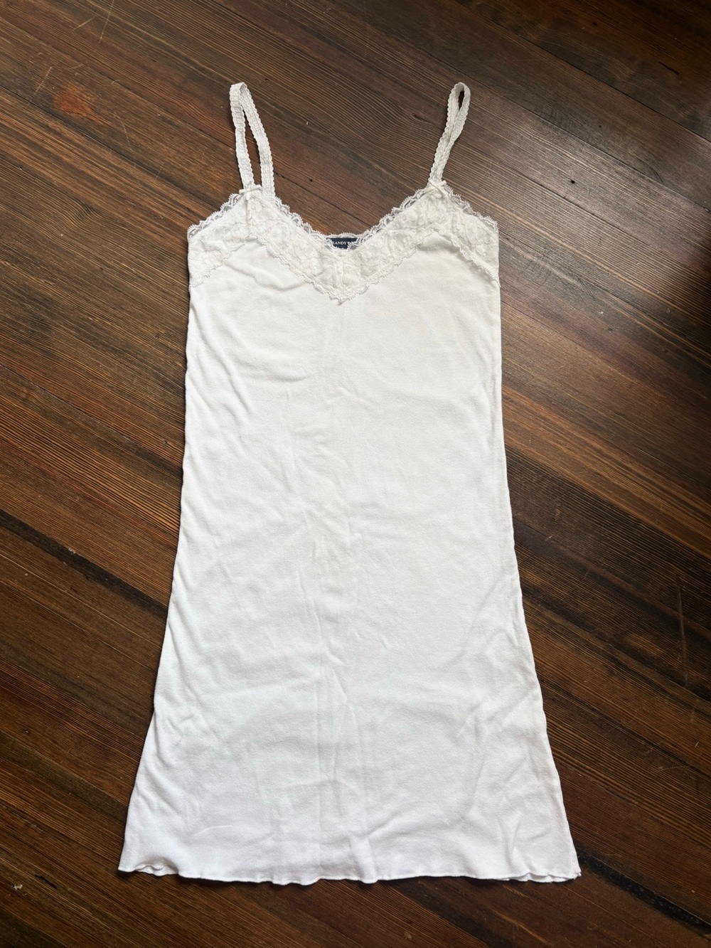 Brandy Melville Dyana White & Lace 100% Cotton Dress